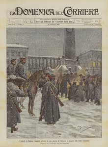 Kravallerna i Ryssland, det nuvarande utseendet på ett torg i Warszawa efter belägringstillståndet