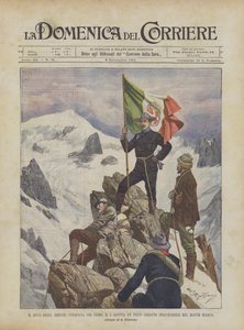 Duca Degli Abruzzi var den första att erövra, den 5 augusti, en topp som tros vara otillgänglig på Mont Blanc
