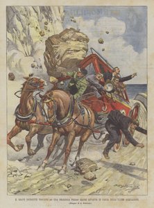 Den allvarliga olyckan drabbad av en diligens i Sestri Levante på grund av de senaste skurarna