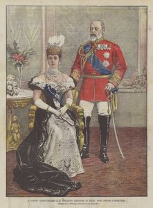 Prins Albert Edward och prinsessan Alexandra av Wales, New Sovereigns of England