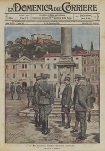 Kungen av Italien besöker italienska Gorizia