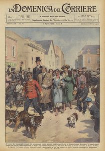 Processionen av levande fenomen av Achille Beltrame