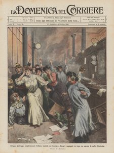 Branden förstör totalt det centrala telefonkontoret i Paris, anställd på flykt med?