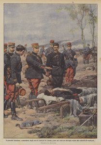 General Castelnau, befälhavare för de franska arméerna i Lorraine, svär på sin sons lik?