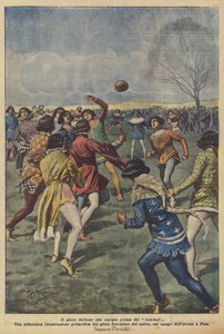Det italienska spelet som föddes före fotbollen
