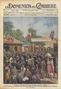 Det stora utbudet av nationella och internationella arbeten i Milano