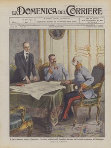 Det allvarliga politiska ögonblicket, argumenterar kejsaren, den ärftliga ärkehertigen och kanslern?