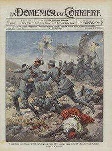 Det blodiga slaget vid Sidi Garbaa, nära Derna den 16 maj, den heroiska döden av?