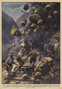 I en bergig region nära Quito, i republiken Ekvatorn, etthundrafemtio arbetare vem?
