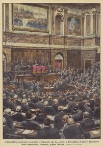 Nationalförsamlingen (senatorer och suppleanter) som i Versailles valde den nya presidenten för?