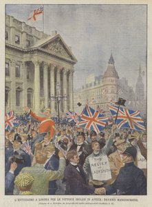 Entusiasm I London För Brittiska Segrar I Afrika, Framför Mansion-House