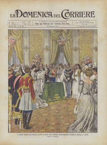 Den högtidliga ceremonin för prinsessan Jolanda-Margheritas födelseattest?
