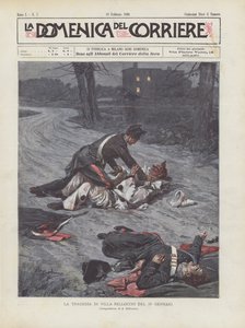 Tragedin i Villa Bellocchi den 29 januari av Achille Beltrame