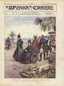 Gamla Drottning Victoria Av England På Rivieran I Nice