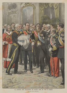 Ceremonin för presentationen av den nyfödda arvtagaren till Spaniens tron