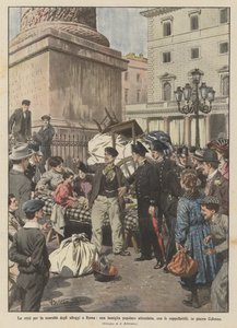 Krisen på grund av bristen på bostäder i Rom, en förväntad populär familj? av Achille Beltrame