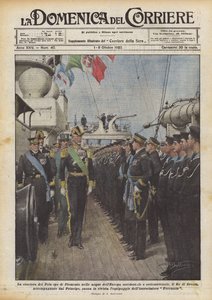 Kryssningen i Principe di Piemonte i vattnen i västra och norra Europa