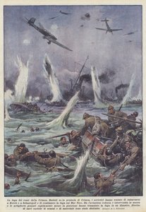 De rödas flykt från Krim av Achille Beltrame