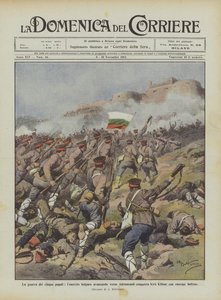 De fem folkens krig, den bulgariska armén som avancerar mot Adrianopel erövrar Kirk Kilisse?