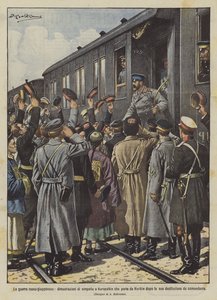 Det rysk-japanska kriget, demonstrationer av sympati för Kuropatkin som startar från Harbin efter sin?