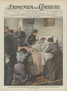 Leone Tolstois död i den lilla järnvägsstationen i Astapowo (regering i Riasan) i gryningen av 20 ström