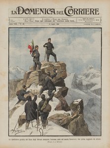 Erövrar expeditionen ledd av hertigen av Abruzzi den extrema toppen av berget Ruwenzori?