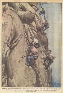 Historia spårad i den levande klippan