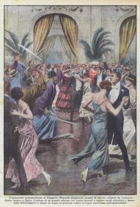 Anti-amerikansk agitation till Japan av Achille Beltrame