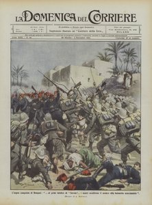 Den hårda erövringen av Benghazi, till Savoyens ödesdigra rop! vår attackerade fienden vid?