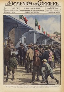 Spannmålsbilen, designad och önskad av regeringschefen att ta med till varje liten stad? av Achille Beltrame