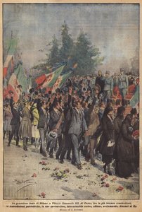Milanos storslagna högtider till Vittorio Emanuele III