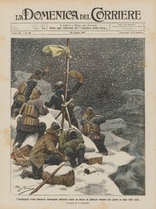 Besättningen på ett havererat valfångstfartyg överlevde ett isblock kvar i två dagar?
