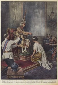 Kröningen av Suveränerna av Siam av Achille Beltrame