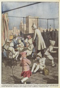 Vinter på skyskrapor av Achille Beltrame