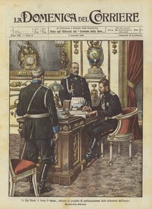 Tsaren Nicolo Lukasesignaturen som rör förbättringsprojektet för imperiets institutioner