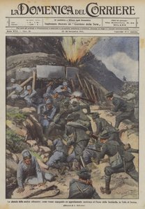 Framgången i våra offensiver, hur erövrades ett österrikiskt bakhåll vid Passo della? av Achille Beltrame