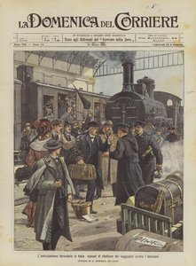 Järnvägsobstruktion i Italien, episoder av revolt från resenärer mot järnvägsarbetare