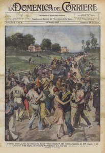 Den senaste amerikanska extravaganzan, längddans, som har spelats av 400 par? av Achille Beltrame