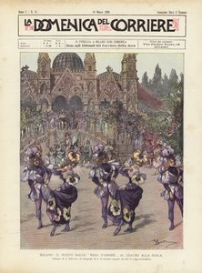Milan, den nya rosa dansdamore på Teatro alla Scala av Achille Beltrame