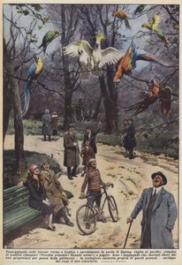 Att promenera i skogarna nära London och speciellt i Epping, händer det de fridfulla? av Achille Beltrame