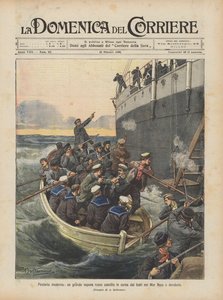 Modern piratkopiering, en stor rysk ångbåt attackerad på flykt av tjuvar i Svarta havet och rånad