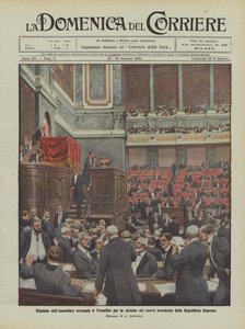 Möte för nationalförsamlingen i Versailles för valet av den nya presidenten för den franska republiken