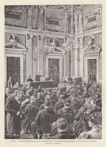 Rom, invigning av den 6:e internationella presskongressen (5 april)