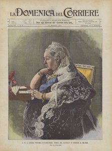HM Drottning Victoria dog England i Osborne Castle den 22:a Corr