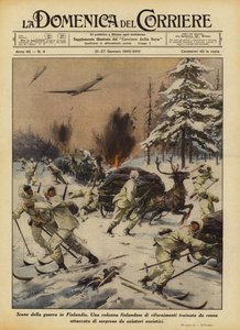Scener från kriget i Finland av Achille Beltrame