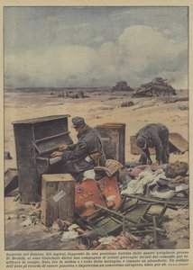 Överraskningar i öknen (färg litho) av Achille Beltrame