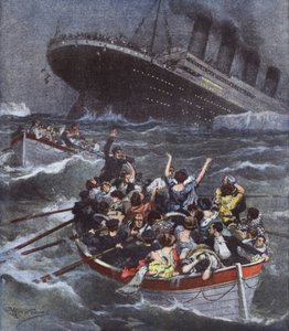 Fruktansvärd sjökatastrof, största oceanfartyget Titanic sjunker med 1600 personer?
