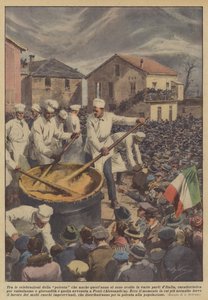 Bland firandet av polenta som även i år ägde rum i olika delar av Italien? av Achille Beltrame