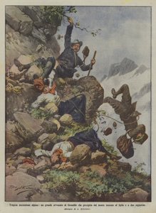 Tragisk alpin bestigning, en stor Grenoble-advokat som faller från berget tillsammans?