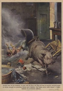 Tragiskt slut på en liten flicka av Achille Beltrame